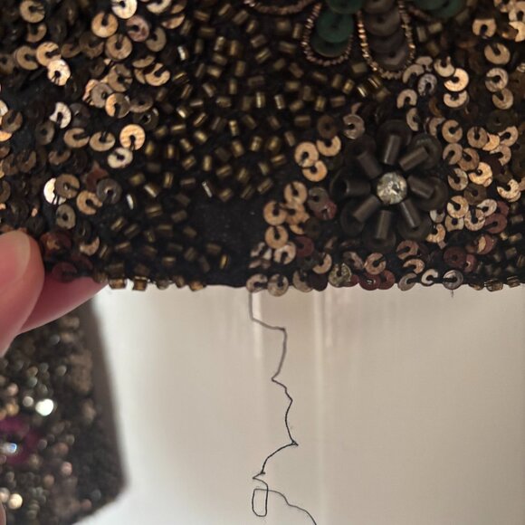 Alice + Olivia Kidman embellished beaded sequin cropped jacket - Picture 6 of 8